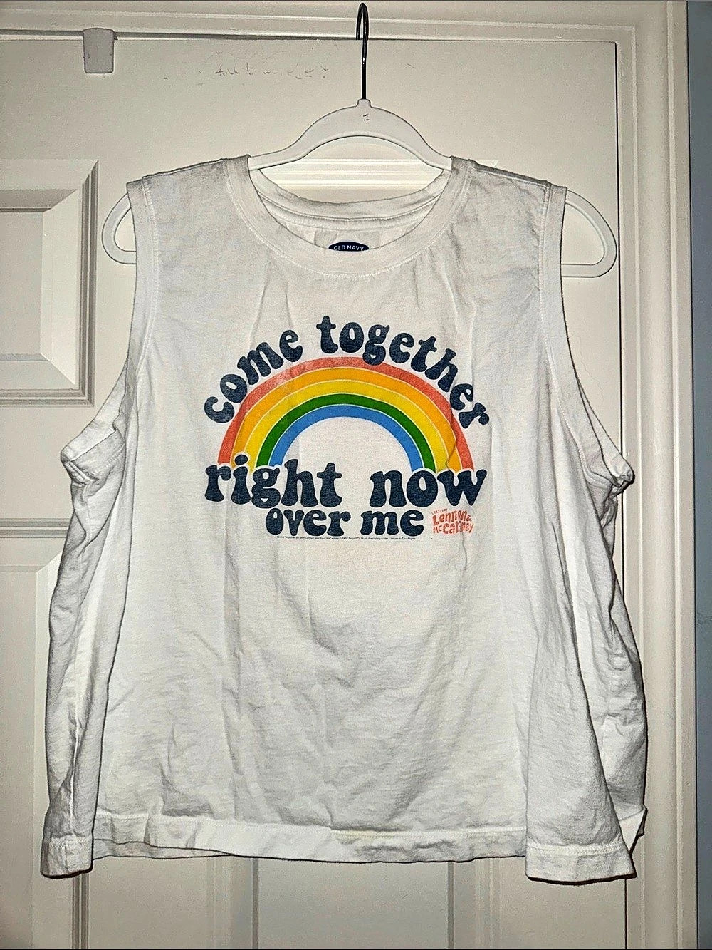 Old Navy Beatles Come Together Graphic Tank Top